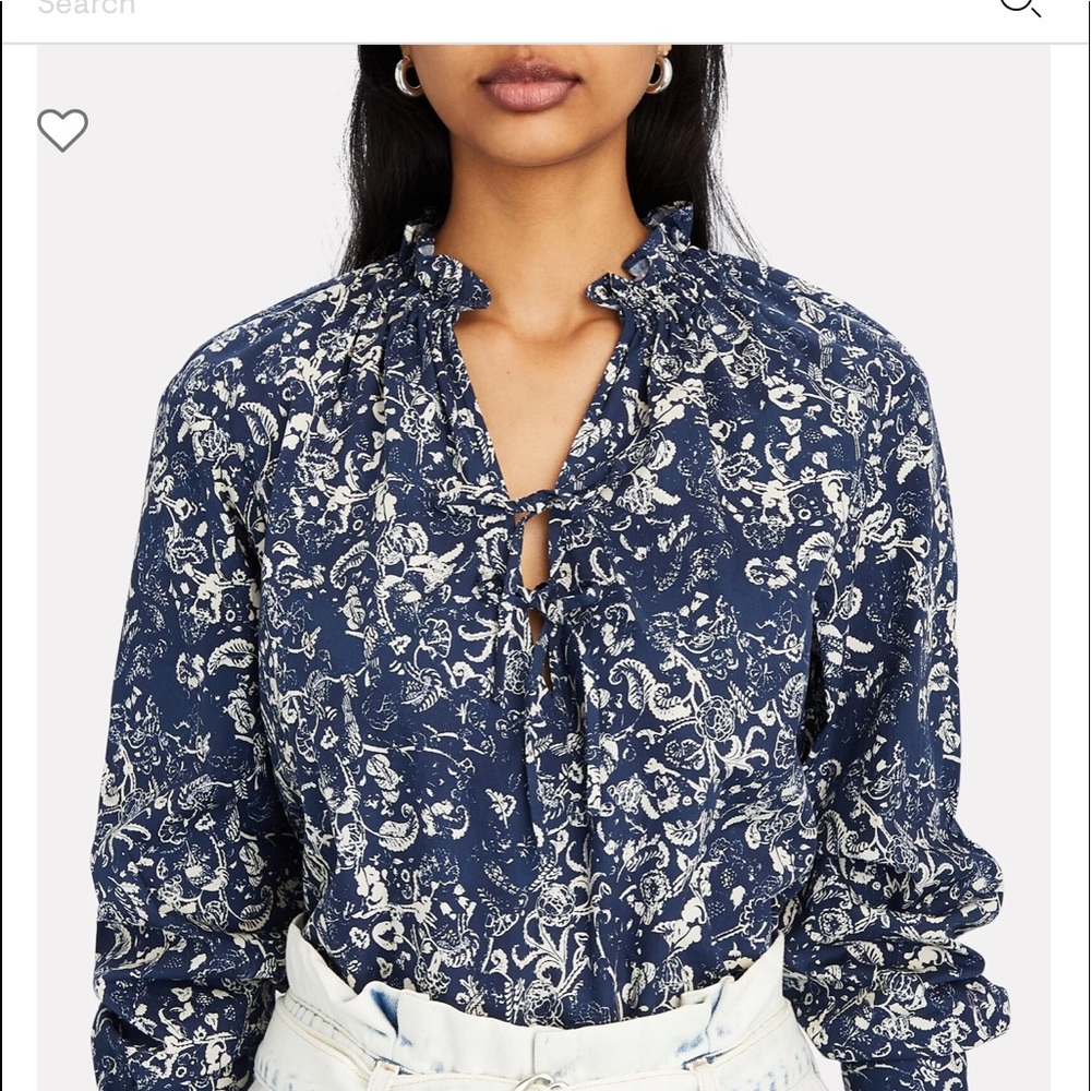 Chic Intermix exclusive bohemian top. Great with jeans or white pants!